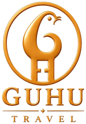 古胡国际旅行社 GUHU International Travel Logo